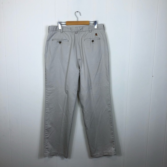 Tommy Hilfiger 90s Pleated Chino Dress Pants Sz 36/32 - Picture 7 of 9